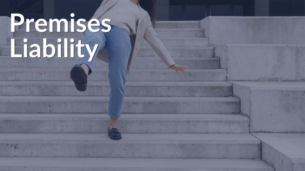 Premises Liability Krall Law Offices PLLC Person tripping on stairs premises liability and slip and fall attorneys in Dearborn Michigan at Krall Law